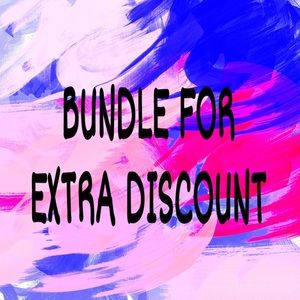 Bundle 2 items or more for extra discount!